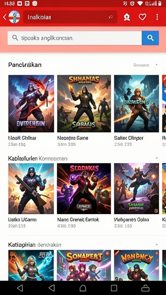 Tangkapan layar menunjukkan pemandangan indah dalam game.