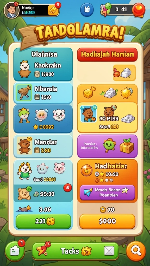Level yang menantang dan merangsang pemikiran.
