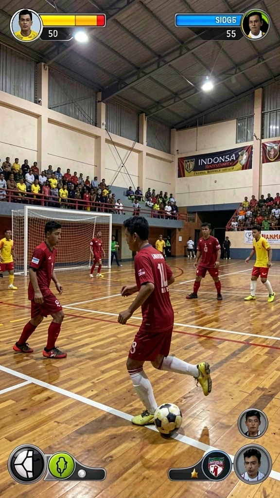 Karakter unik dengan kemampuan berbeda-beda.