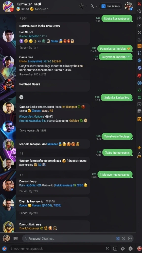 Tampilan antarmuka pengguna yang sederhana.