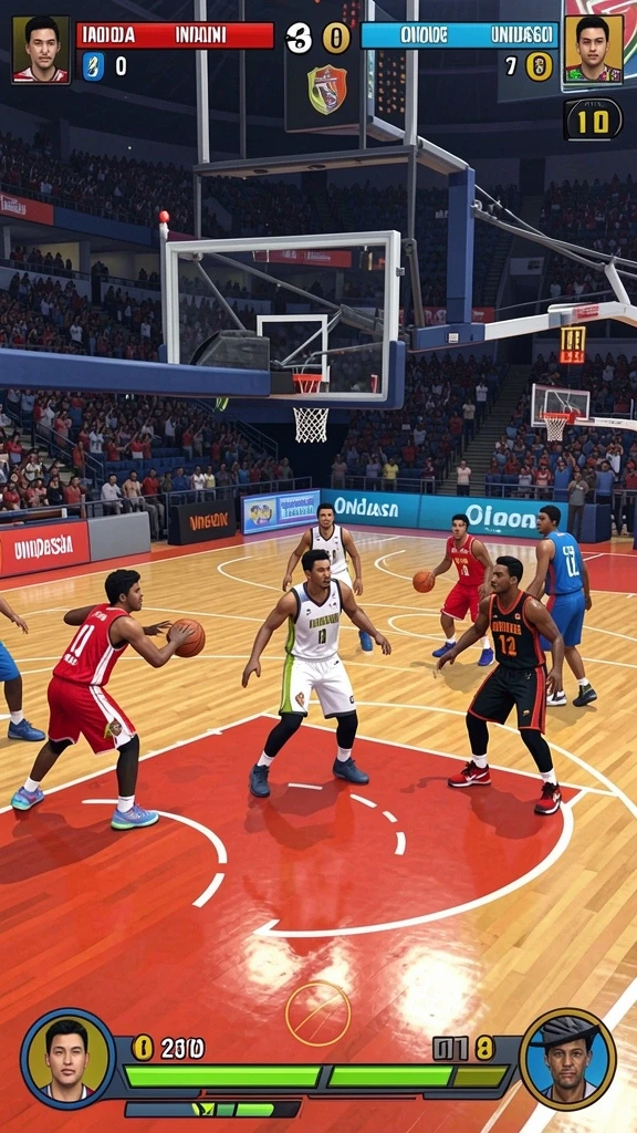 Gameplay seru dengan berbagai pilihan mode permainan.