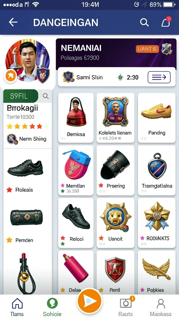 Screenshot 3: Sistem reward yang jelas dan menarik.