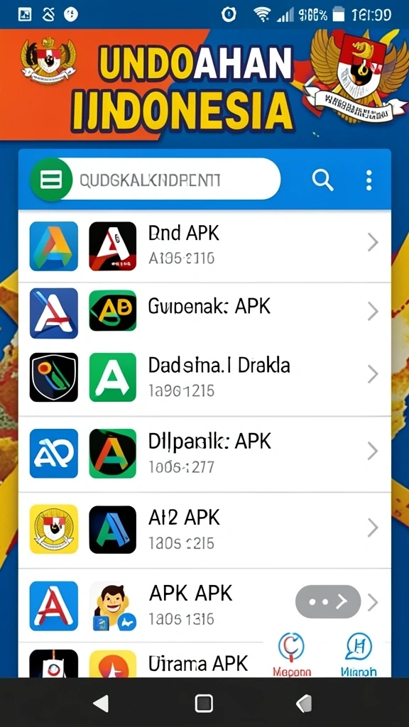 Tampilan antarmuka aplikasi GOLTOGEL yang menarik dan sederhana.