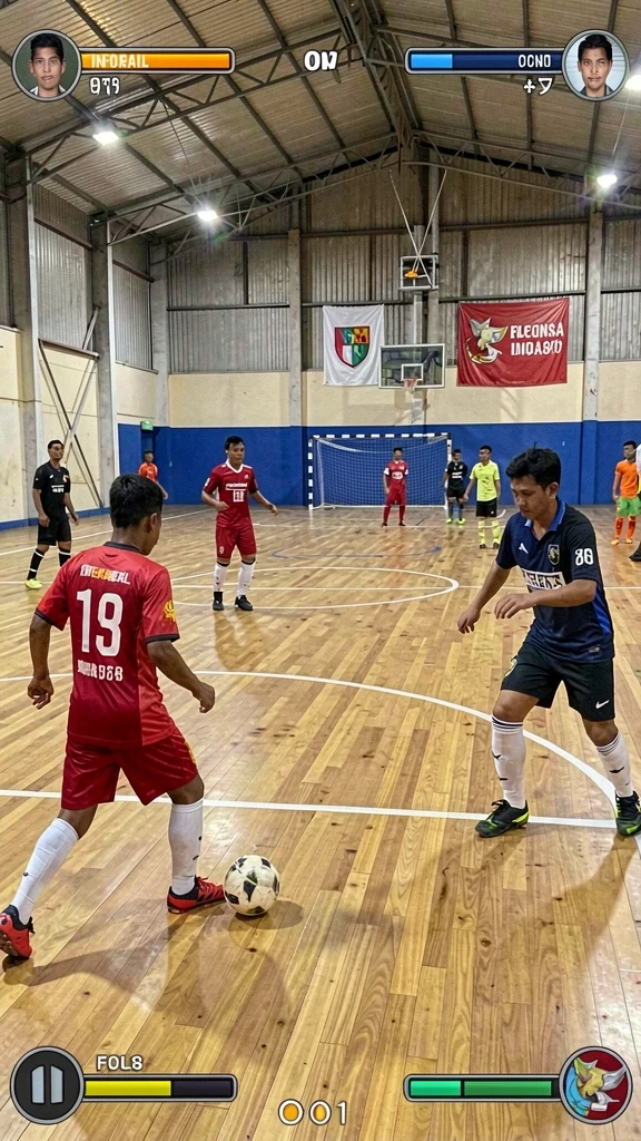 Tampilkan aksi karakter di level pertama.