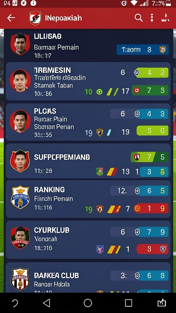 Fitur turnamen yang menambah keseruan kompetisi.