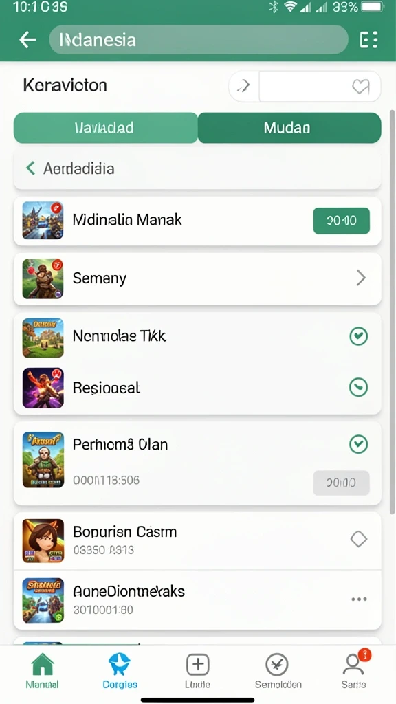 Level permainan yang beragam meningkatkan tantangan dan kesenangan.