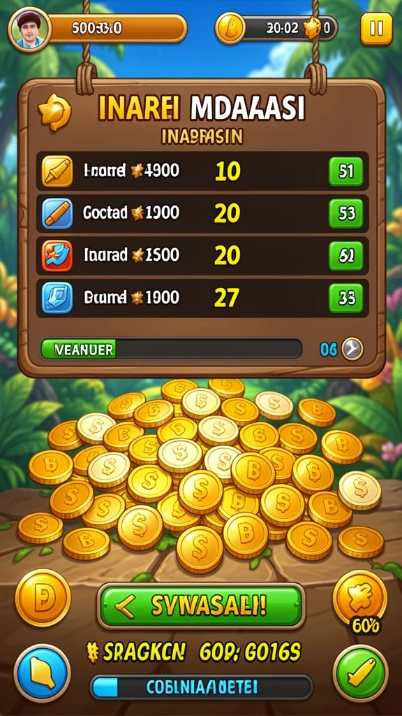 Screenshot aplikasi INA777 memperlihatkan aksi seru dalam permainan.