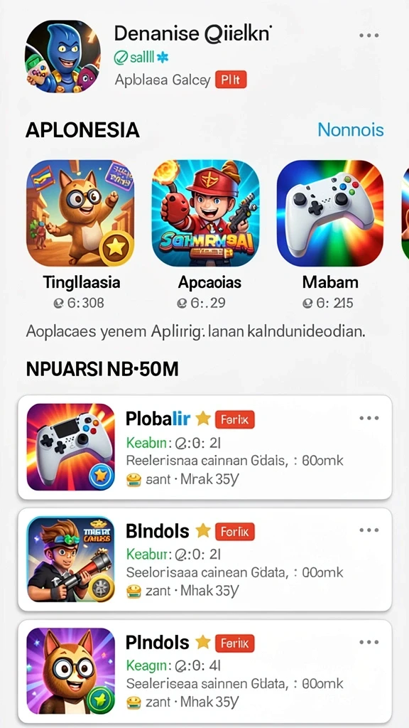 Karakter unik dengan kemampuan berbeda.