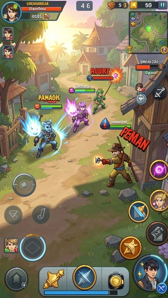 Mode multiplayer yang seru dan interaktif.