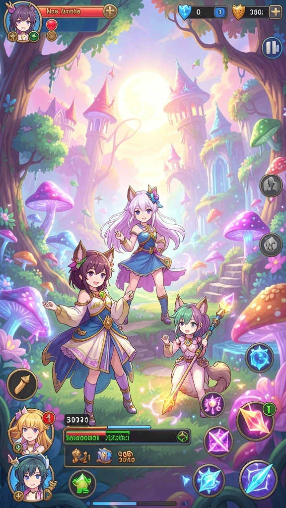 Ilustrasi level baru yang menantang dengan desain yang kreatif.