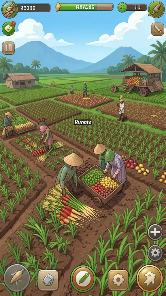 Karakter unik dengan kemampuan berbeda-beda.