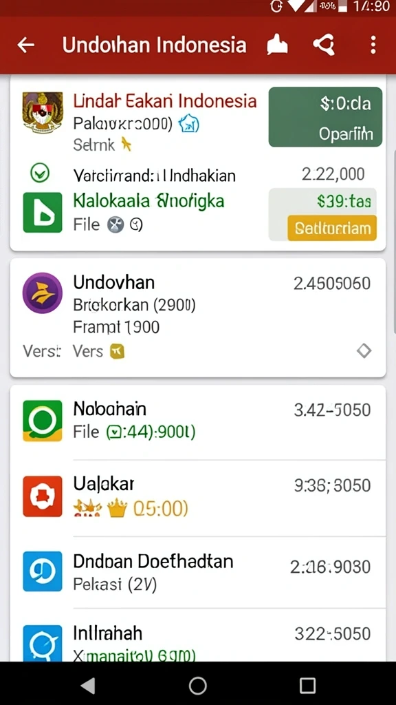 Tampilan awal aplikasi yang menarik.