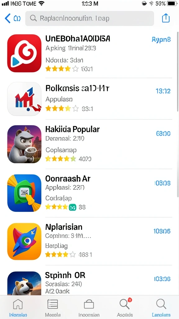 Tampilan awal yang menarik dan penuh warna.