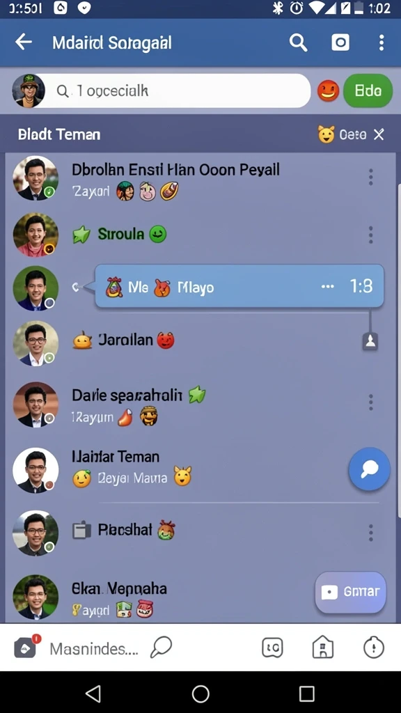 Momen seru saat bermain dengan teman-teman di fitur multiplayer.