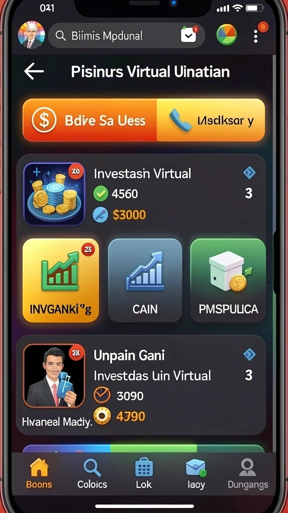 Kompetisi seru dengan pemain lain secara online.
