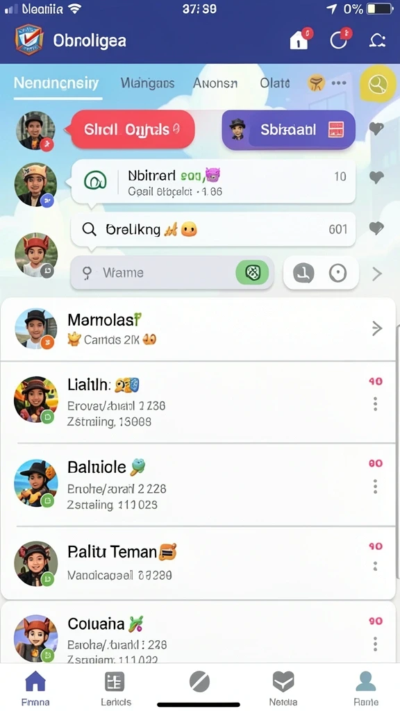Karakter dengan kemampuan unik yang menarik.