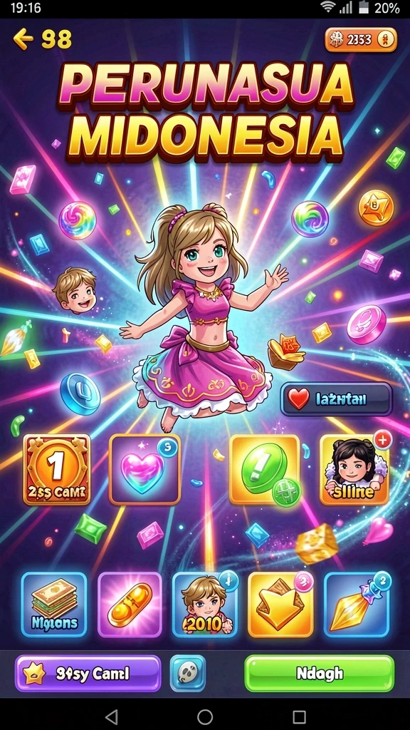 Gameplay yang seru dengan berbagai pilihan mode permainan.