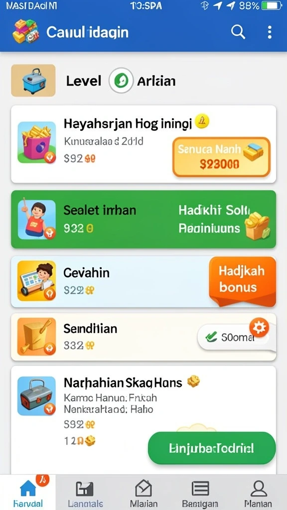 Tampilan utama TOTO1000 yang menarik perhatian.