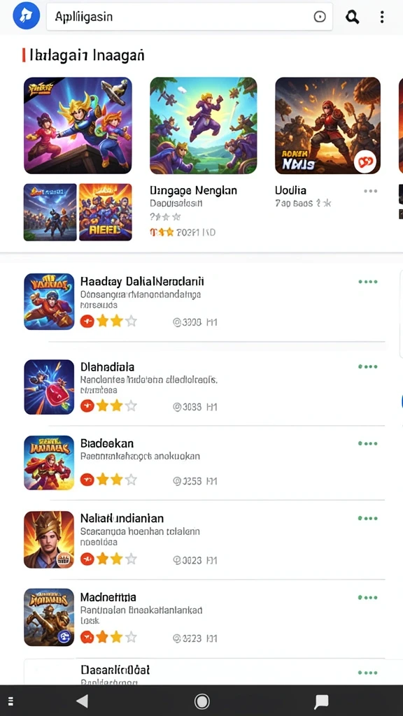 Fitur live chat untuk interaksi antar pemain.