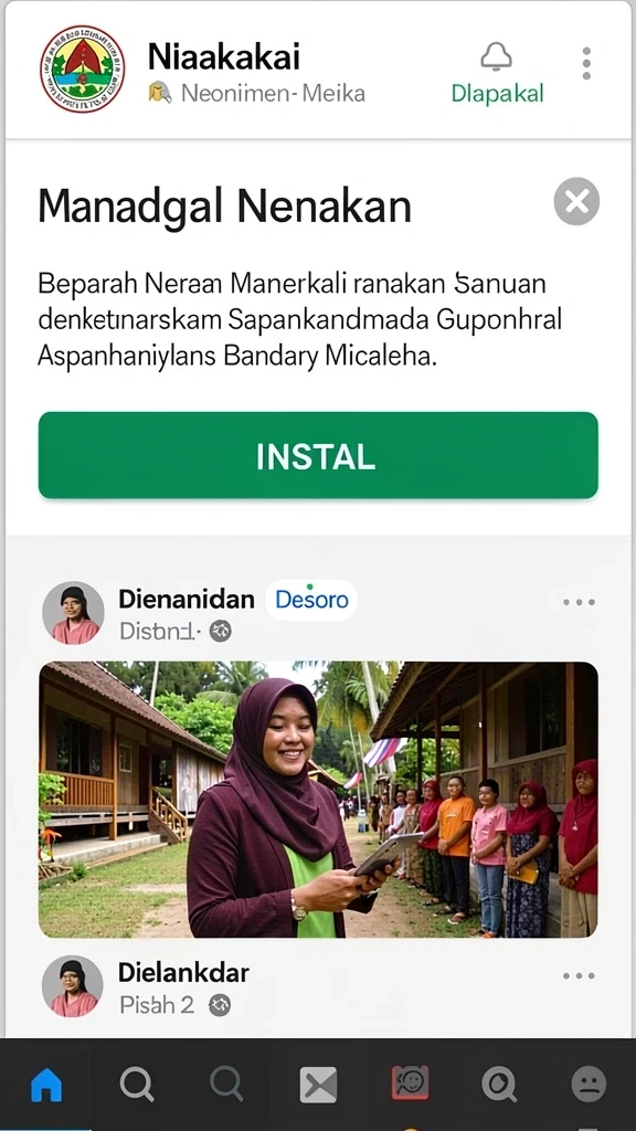 Tampilan antarmuka yang user-friendly dan menarik.
