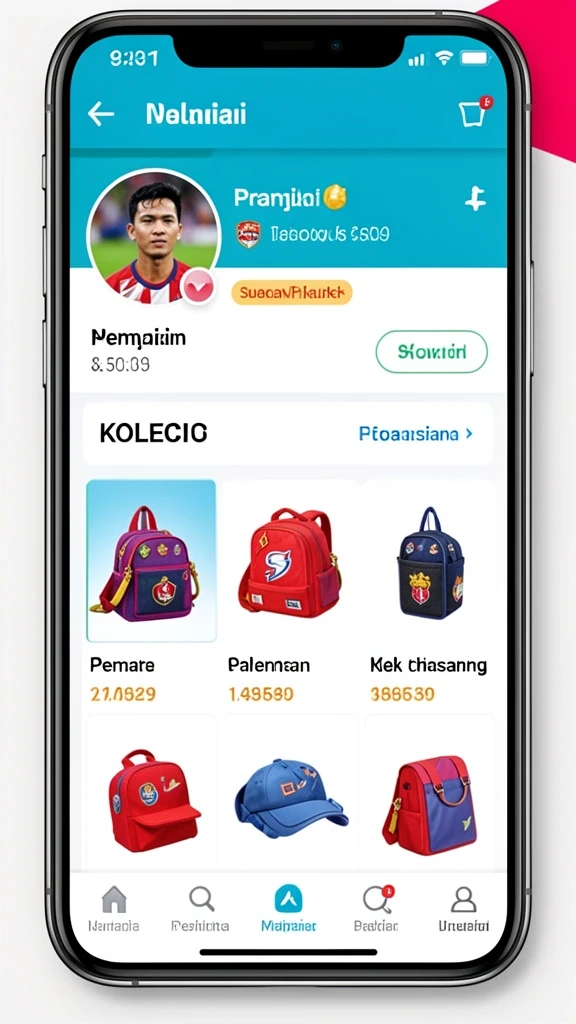 Tampilan antarmuka yang bersih dan menarik.