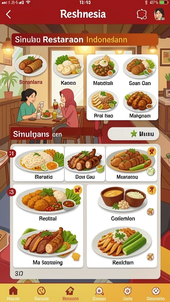 Beragam karakter unik untuk dipilih dan dikembangkan.